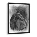 Retrato Ecuestre De Carbón Iii - Naomi McCavitt | Cuadro decorativo de Canvas Lab