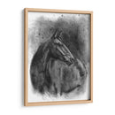 Retrato Ecuestre De Carbón Iii - Naomi McCavitt | Cuadro decorativo de Canvas Lab