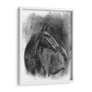 Retrato Ecuestre De Carbón Iii - Naomi McCavitt | Cuadro decorativo de Canvas Lab