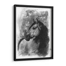 Retrato Ecuestre De Carbón Iv - Naomi McCavitt | Cuadro decorativo de Canvas Lab