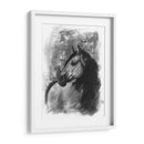 Retrato Ecuestre De Carbón Iv - Naomi McCavitt | Cuadro decorativo de Canvas Lab