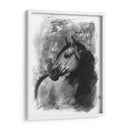 Retrato Ecuestre De Carbón Iv - Naomi McCavitt | Cuadro decorativo de Canvas Lab