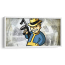 Vault Boy gun | Cuadro decorativo de Canvas Lab