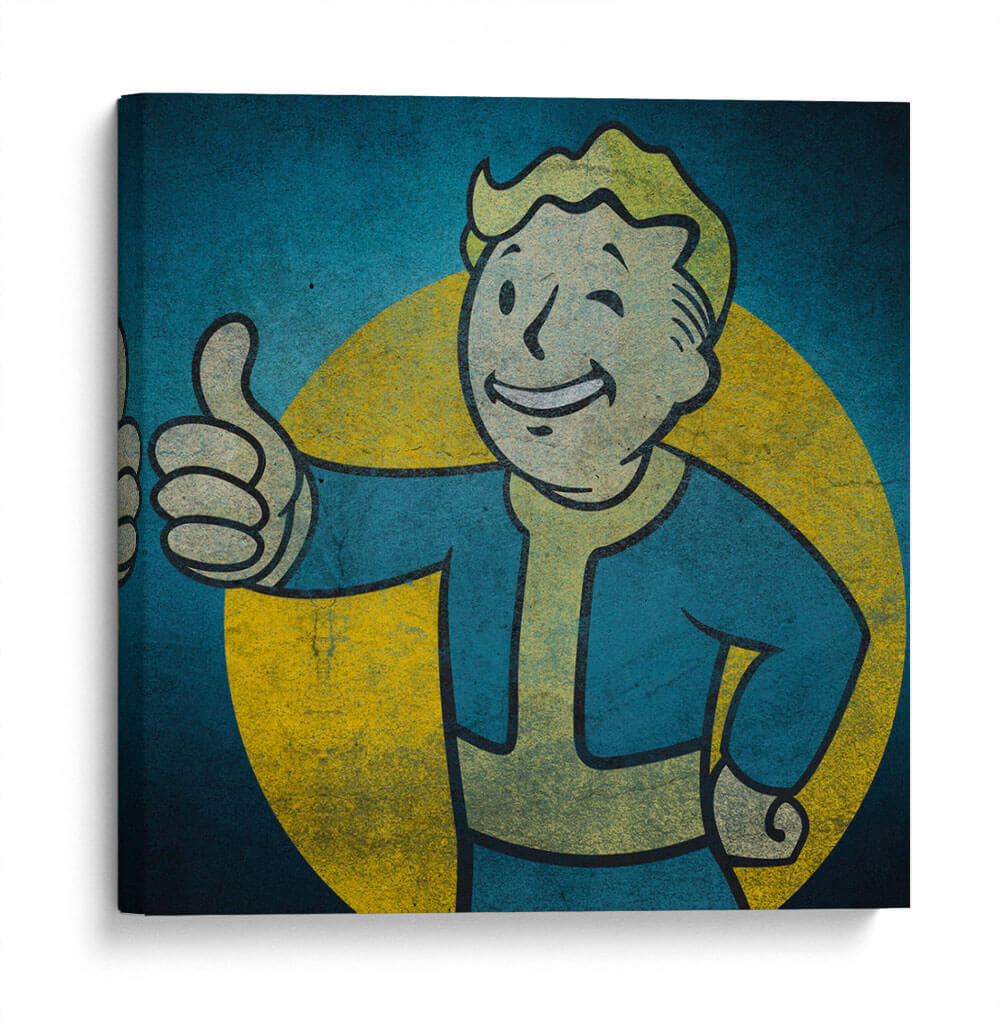 Vault Boy kuddos | Cuadro decorativo de Canvas Lab