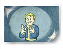 Vault Boy yeah | Cuadro decorativo de Canvas Lab