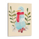 Muñeco De Nieve Recortado I - Grace Popp | Cuadro decorativo de Canvas Lab