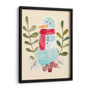 Muñeco De Nieve Recortado I - Grace Popp | Cuadro decorativo de Canvas Lab