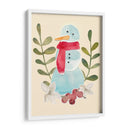 Muñeco De Nieve Recortado I - Grace Popp | Cuadro decorativo de Canvas Lab