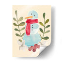Muñeco De Nieve Recortado I - Grace Popp | Cuadro decorativo de Canvas Lab