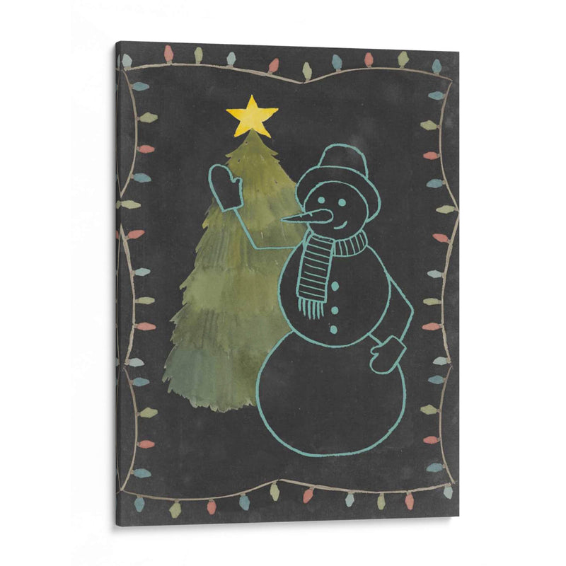 Pizarra Snowman I - Grace Popp | Cuadro decorativo de Canvas Lab