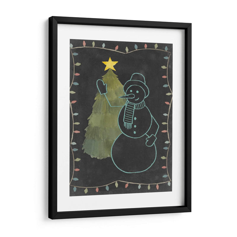 Pizarra Snowman I - Grace Popp | Cuadro decorativo de Canvas Lab