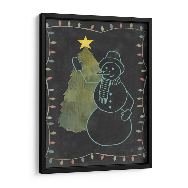 Pizarra Snowman I - Grace Popp | Cuadro decorativo de Canvas Lab