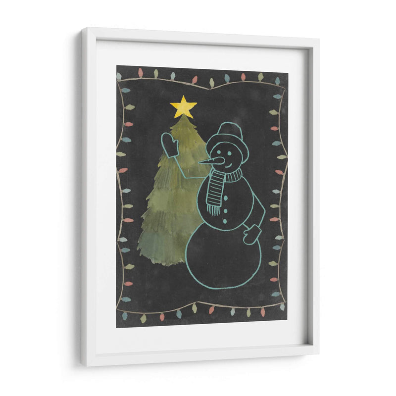 Pizarra Snowman I - Grace Popp | Cuadro decorativo de Canvas Lab