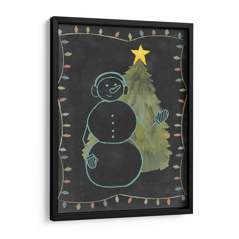 Pizarra Snowman Ii - Grace Popp | Cuadro decorativo de Canvas Lab