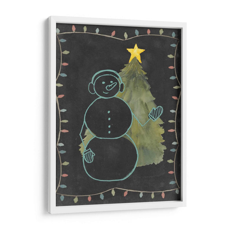 Pizarra Snowman Ii - Grace Popp | Cuadro decorativo de Canvas Lab