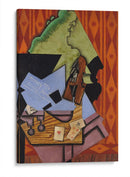 Violin and Playing Cards on a Table - Juan Gris | Cuadro decorativo de Canvas Lab