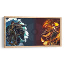 Water and fire Pokémon | Cuadro decorativo de Canvas Lab