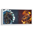 Water and fire Pokémon | Cuadro decorativo de Canvas Lab