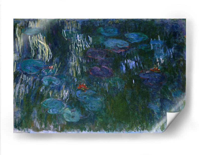 Water and Lilies - Claude Monet | Cuadro decorativo de Canvas Lab