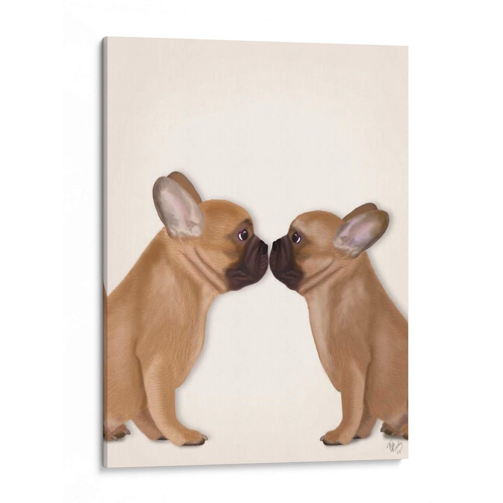 Beso Francés De Cerca - Fab Funky | Cuadro decorativo de Canvas Lab
