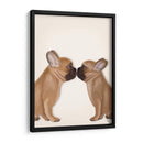 Beso Francés De Cerca - Fab Funky | Cuadro decorativo de Canvas Lab