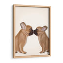 Beso Francés De Cerca - Fab Funky | Cuadro decorativo de Canvas Lab