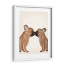 Beso Francés De Cerca - Fab Funky | Cuadro decorativo de Canvas Lab