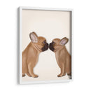 Beso Francés De Cerca - Fab Funky | Cuadro decorativo de Canvas Lab