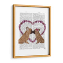 Beso Francés Y Corazón De La Flor. - Fab Funky | Cuadro decorativo de Canvas Lab