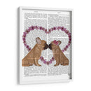 Beso Francés Y Corazón De La Flor. - Fab Funky | Cuadro decorativo de Canvas Lab