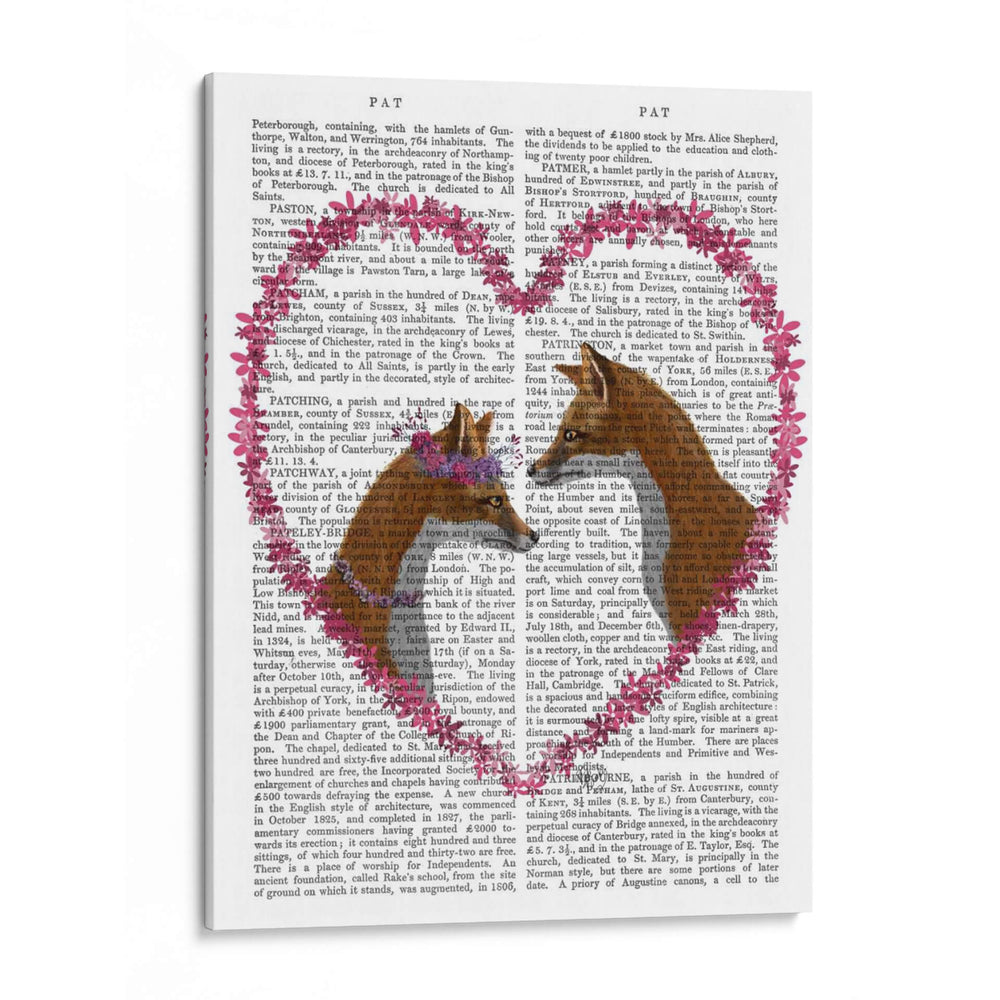 Zorros En El Corazón Rosa - Fab Funky | Cuadro decorativo de Canvas Lab