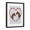 Zorros En El Corazón Rosa - Fab Funky | Cuadro decorativo de Canvas Lab