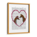 Zorros En El Corazón Rosa - Fab Funky | Cuadro decorativo de Canvas Lab