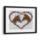 Zorros En Flores - Fab Funky | Cuadro decorativo de Canvas Lab