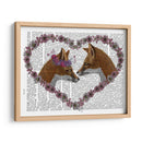 Zorros En Flores - Fab Funky | Cuadro decorativo de Canvas Lab