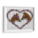 Zorros En Flores - Fab Funky | Cuadro decorativo de Canvas Lab