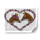 Zorros En Flores - Fab Funky | Cuadro decorativo de Canvas Lab