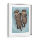 Nutrias Tomados De La Mano - Fab Funky | Cuadro decorativo de Canvas Lab