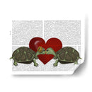 Beso De Tortugas - Fab Funky | Cuadro decorativo de Canvas Lab