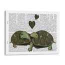 Tortugas Y Corazones Verdes. - Fab Funky | Cuadro decorativo de Canvas Lab
