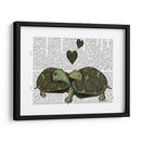Tortugas Y Corazones Verdes. - Fab Funky | Cuadro decorativo de Canvas Lab