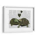 Tortugas Y Corazones Verdes. - Fab Funky | Cuadro decorativo de Canvas Lab
