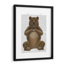 Oso Y Corazón De Mano - Fab Funky | Cuadro decorativo de Canvas Lab