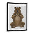 Oso Y Corazón De Mano - Fab Funky | Cuadro decorativo de Canvas Lab