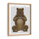 Oso Y Corazón De Mano - Fab Funky | Cuadro decorativo de Canvas Lab