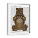 Oso Y Corazón De Mano - Fab Funky | Cuadro decorativo de Canvas Lab