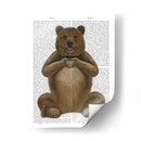 Oso Y Corazón De Mano - Fab Funky | Cuadro decorativo de Canvas Lab