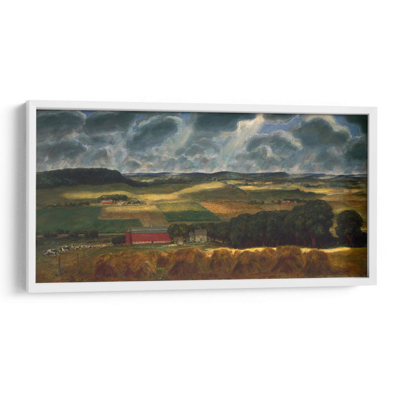Wisconsin Landscape - John Steuart Curry | Cuadro decorativo de Canvas Lab