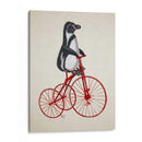 Pingüino En Bicicleta - Fab Funky | Cuadro decorativo de Canvas Lab