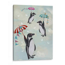 Pingüinos Flotantes - Fab Funky | Cuadro decorativo de Canvas Lab